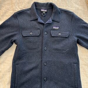Patagonia Shirt Jacket Shacket Navy Blue